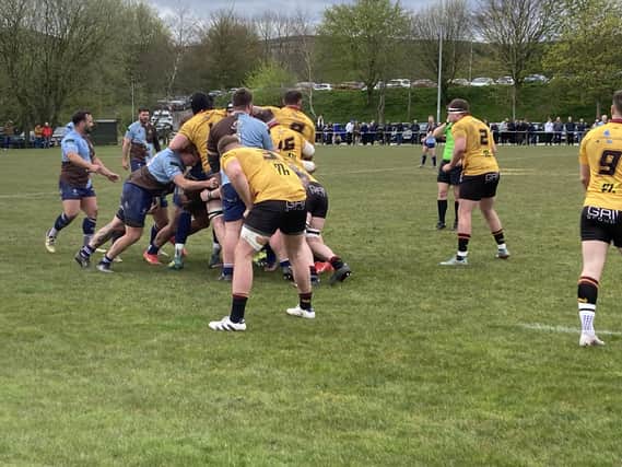 Rotherham Titans and Sheffield Tigers do battle at Dore Moor