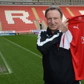 Neil Warnock signs in as Rotherham United manager back in 2016