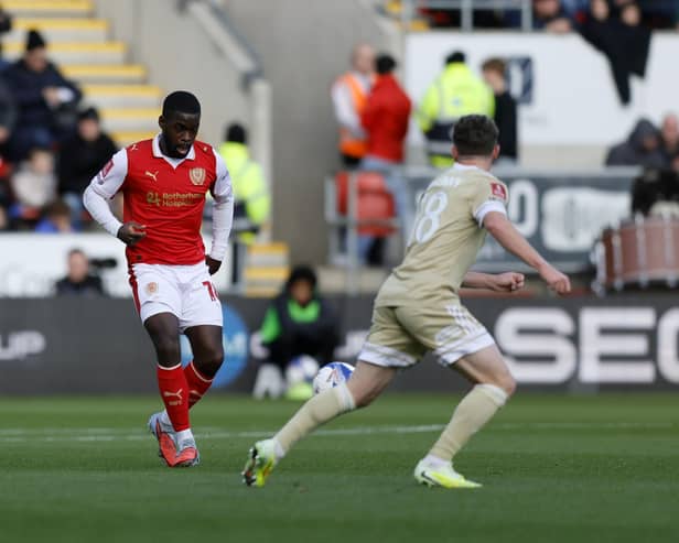 Action from Rotherham United's FA Cup loss against Swindon Town. Picture: Jim Brailsford