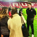 Rotherham United Women's manager Pete Jarvis holds court at AESSEAL New York Stadium
