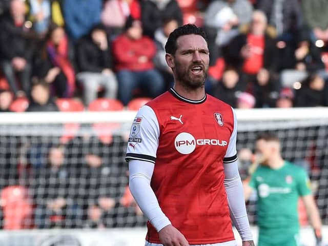 Captain Sean Morrison, one of numerous players today released by Rotherham United. Picture: Jim Brailsford