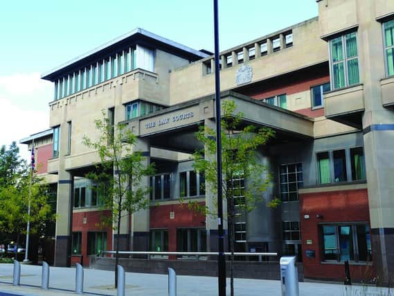Exterior of Sheffield Crown Court building.