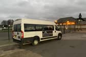 Distinctive: One of Newman School's stolen buses