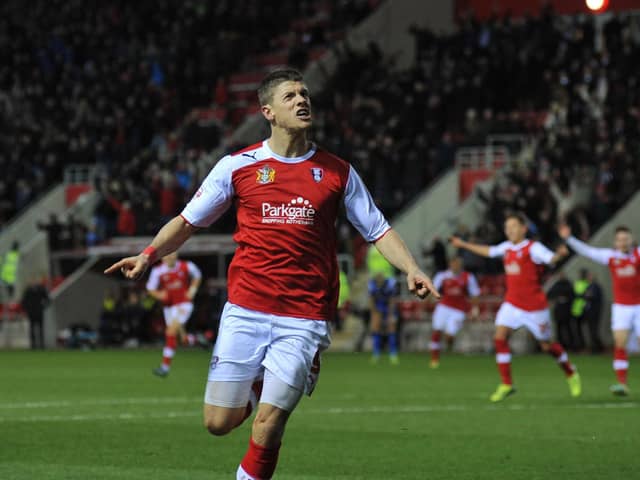 Alex Revell in his Rotherham United playing days.