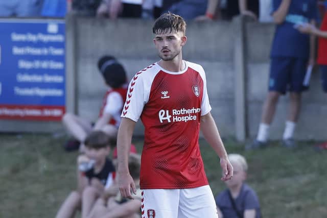 James Furlong in action for Rotherham United against Parkgate. Picture: Jim Brailsford