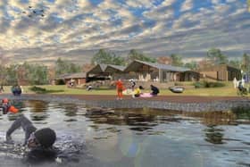 Artist's impression of the new cafe at Thrybergh Country Park