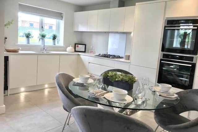 The three-bedroom Edendale show home at the Swinton site