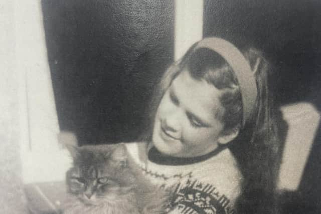 ANIMAL LOVER: Michele as a youngster