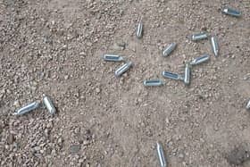 Nitrous oxide canisters (Pic = Yorkshire Post)
