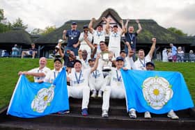 Yorkshire over-50s county cricket champions