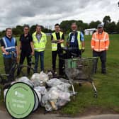 The previous litter-pick event last summer