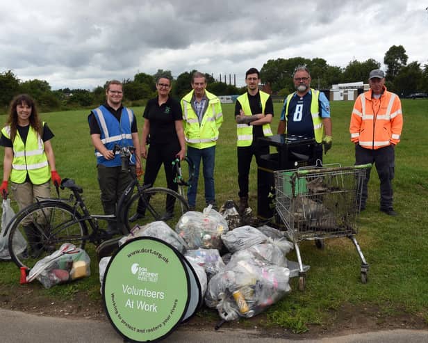 The previous litter-pick event last summer
