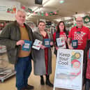 Councillors visited the Co-op, Swinton