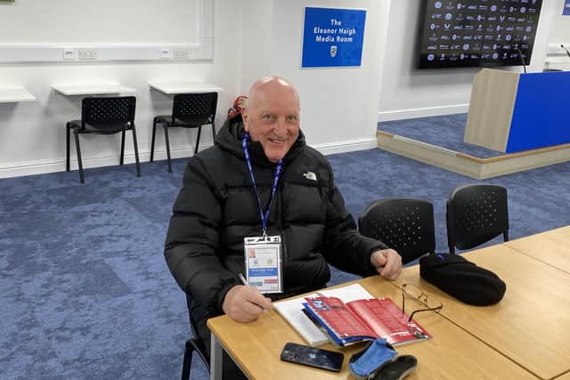 Rotherham United legend Ronnie Moore back on on the football scene, at Huddersfield Town, as a radio pundit. Picture: Paul Davis