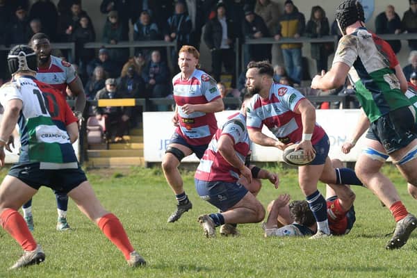 JB Bruzulier: among Rotherham Titans' try scorers away to Hull RUFC