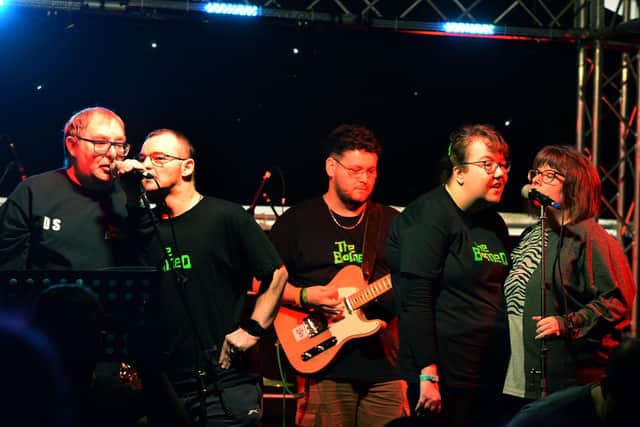 Social Eyes band 'The Banned' perfomed at AMP UP at Signals Saturday Shindig.