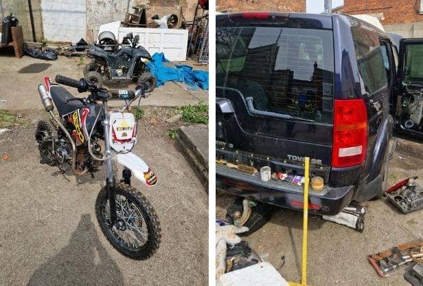 Recovered: Vehicles found by police in Conisbrough