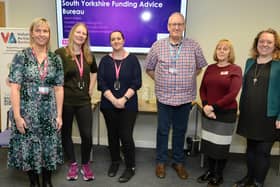 Voluntary Action Rotherham hosted it's annual funding fair recently. Pictured from left to right are: volunteering and support group manager at VAR Kerry McGrath, Kate Hayward and Sara Dalton from National Lottery funding, neighbourhood development worker Andy Vickery, head of South Yorkshire funding advice bureau Karen Walke and grants and partnership manager South Yorkshire Community Foundation Jess O'Neill.