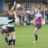Lloyd Hayes in action for Rotherham Titans