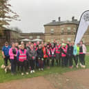 Rotherham Harriers volunteers and Couch to 5K graduates at Rotherham parkrun