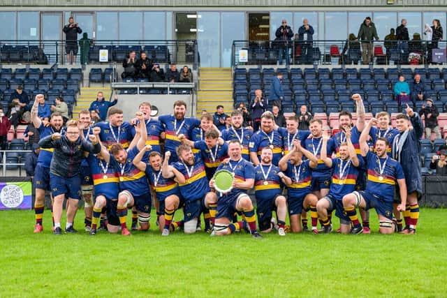 we are the champions : Wath RUFC try