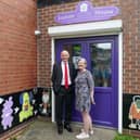 FUNDING BOOST: Wentworth and Dearne MP John Healey and Station House CEO Charlotte Williams