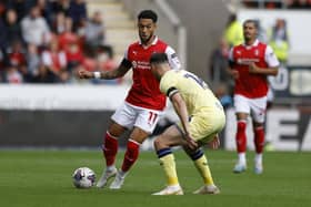 Andre Green lasts the full game for Rotherham United against Preston North End at AESSEAL New York Stadium last weekend. Picture: Jim Brailsford
